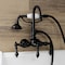 Kingston Brass AE7T0 Wall Mount Clawfoot Tub Faucet, Matte Black AE7T0 - alternate 5